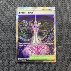 Prism Tower Full Art 111/086 Ultra Rare Pokemon TCG Chaos Rising trainer card - Image 1
