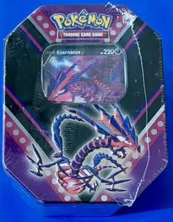 2020 Pokemon Trading Card Game (TCG) Eternatus V Powers Tin - Factory Sealed 820650807794 - Image 1
