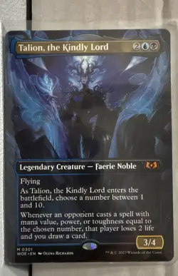 Talion, the Kindly Lord (Borderless) Wilds of Eldraine Regular - Image 1