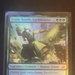 Wizards of the Coast Avatar Kyoshi, Earthbender Foil Alt Art Legendary Creature - Image 1