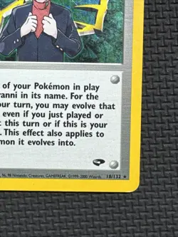 Giovanni Trainer Gym Challenge Holo Rare 18/132 Pokemon WOTC Vintage - Image 4