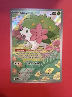 Shaymin 185/182 Illustration Rare Destined Rivals Pokemon MINT! - Image 1