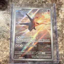 Latios 203/191 Sv08 Surging Sparks Illustration Rare Full Art Holo EN - Image 1