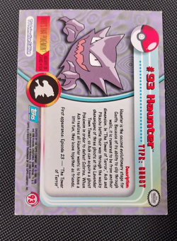 Topps Pokemon Series 2 TV Animation #93 Haunter englisch FOIL - Image 2
