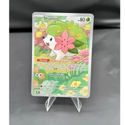 Pokemon tcg destined rivals Shaymin 185/182 illustration rare holo English - Image 1
