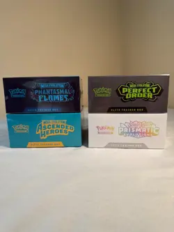 Pokemon TCG ETB Lot NEW SEALED: Phantasmal Flames, Ascended Heroes & More - Image 3