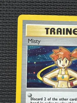 2000 Pokemon TCG - Misty Holo WOTC 18/132 - Gym Heroes -English - DAMAGED - Image 2