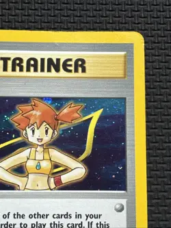 2000 Pokemon TCG - Misty Holo WOTC 18/132 - Gym Heroes -English - DAMAGED - Image 3