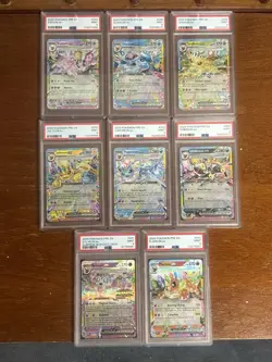 Pokemon Lot 8 PSA 9 Eeveelutions - Image 1