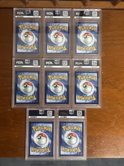 Pokemon Lot 8 PSA 9 Eeveelutions - Image 2