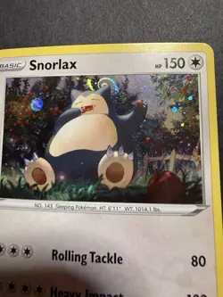 Pokemon SWSH 140/202 - Sword & Shield Snorlax Cosmos - Head HD Galaxy Swirl 🌀 - Image 2