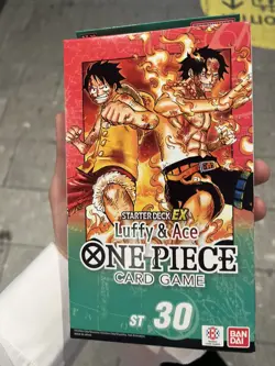 ONE PIECE STARTER DECK EX: LUFFY & ACE ST-30 English Sealed x 1 - Image 1