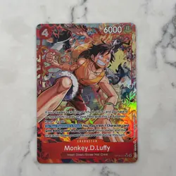 Monkey.D.Luffy (Alternate Art) - The Time of Battle OP16-015 SR English NM - Image 1