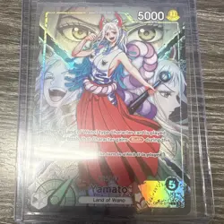 Bandai One Piece Card Game Yamato Leader OP06-022 Alt Art Holo 5000 EN - Image 1