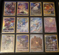 Pokemon TCG Crown Zenith Galarian Gallery Full Art Holo Lot Arcanine 12 Cards - Image 1