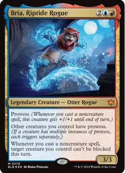 Bria, Riptide Rogue Foil Bloomburrow BLB Magic: The Gathering Card NM Condition - Image 1