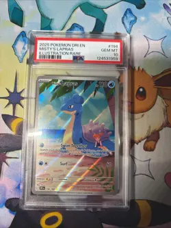 Misty’s Lapras Illustration Rare PSA GEM MT 10 Pokemon Card Destined Rivals - Image 2