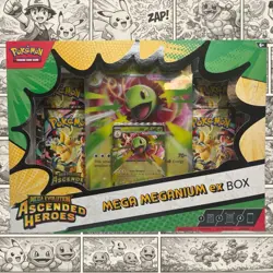 Pokemon TCG: Mega Evolution—Ascended Heroes Mega Meganium EX Box Sealed - Image 1
