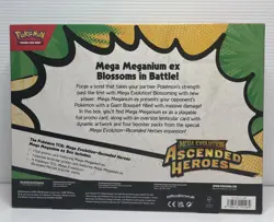 Pokemon TCG: Mega Evolution—Ascended Heroes Mega Meganium EX Box Sealed - Image 3