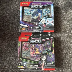 Pokemon TCG Marnie & Steven Rival Battle Deck Set - New & Sealed - Image 1