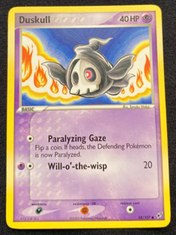 Pokemon - Duskull 58/107 - EX Deoxys - Common - LP - Image 1