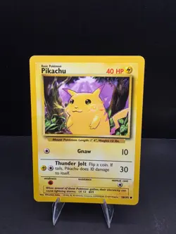Pokemon TCG Pikachu Common- Jungle, Lightly Played - Image 1