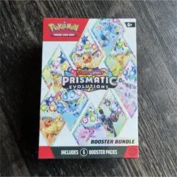 Pokemon TCG Prismatic Evolutions—Booster Bundle Box 6 Packs English 2025 - Image 1