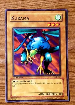 Yu-Gi-Oh! 1st Edition LOB-039 "Kurama" NMint-Mint - Image 1
