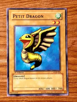 Yu-Gi-Oh! 1st Edition LOB-024 "Petit Dragon" NMint-Mint - Image 1