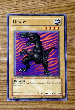 Yu-Gi-Oh! 1st Edition LOB-069 "Uraby" NMint-Mint - Image 1