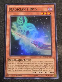 Magician's Rod - TDIL-EN019 - Super Rare - 1st Edition LP Yugioh The Dark Illusi - Image 1
