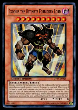 Exodius the Ultimate Forbidden Lord - CT07-EN024 NM 2010 Collectors Tins YuGiOh - Image 1