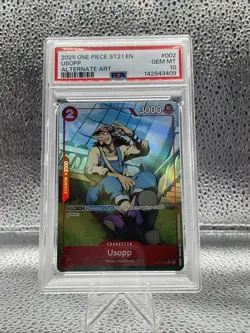 One Piece Usopp Alternate Art St21-002 Psa 10 - Image 1