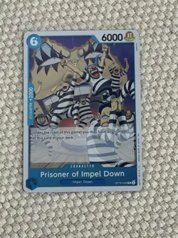 Prisoner Of Impel Down One Piece OP16 The Time of Battle Super Rare Foil #042 - Image 1
