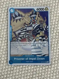 Prisoner Of Impel Down One Piece OP16 The Time of Battle Super Rare Foil #042 - Image 1