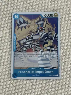 Prisoner Of Impel Down One Piece OP16 The Time of Battle Super Rare Foil #042 - Image 1