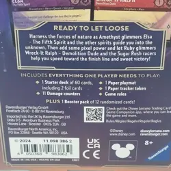 Lorcana TCG Disney Shimmering Skies Starter Deck Amethyst / Ruby Elsa Ralph New - Image 5