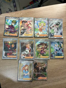 TRAINERS Pokemon Card Bulk Lot TRAINER SUPPORTERS FULL ART Lady N's Shauna More - Image 1