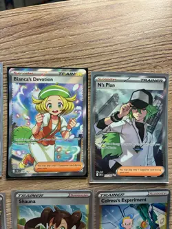 TRAINERS Pokemon Card Bulk Lot TRAINER SUPPORTERS FULL ART Lady N's Shauna More - Image 3