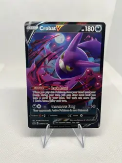 Crobat V SWSH110 Pokemon Card Black Star Promo Ultra Rare - Image 1