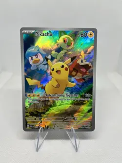 Pokemon TCG Pikachu 027/SV-P SV Promo Cards English Holo Promo 60 HP - Image 1