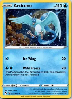 Articuno (Cosmos Holo) Holo Promo Miscellaneous Cards & Products 036/195 NM - Image 1