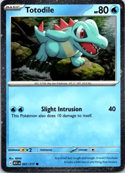 Totodile (Cosmos Holo) Holo Common Miscellaneous Cards & Products 041/217 NM - Image 1