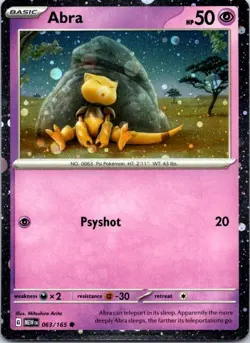 Abra - (Cosmos Holo) Holo Promo Miscellaneous Cards & Products 063/165 NM - Image 1