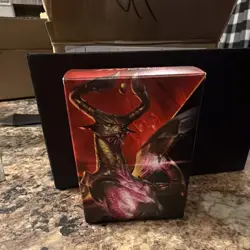 Magic: The Gathering Nicol Bolas Deck Box, 100-Card Standard, Plastic, Black/Red - Image 2