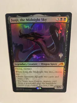 Junji, the Midnight Sky Neon Dynasty foil promo mtg - Image 4