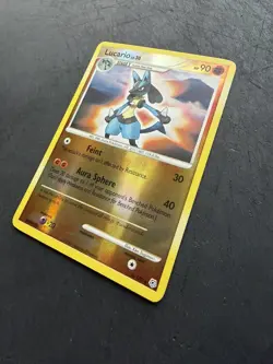 Pokemon TCG Lucario Diamond & Pearl 6/130 Reverse Holo Rare - NM - Image 2