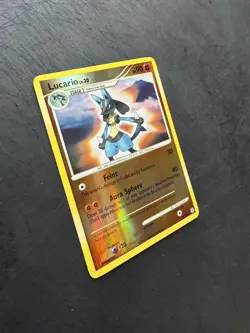 Pokemon TCG Lucario Diamond & Pearl 6/130 Reverse Holo Rare - NM - Image 3