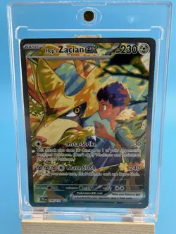 Pokemon TCG Hop's Zacian EX Holo Card 186/159 Sv09: Journey Together - Image 2