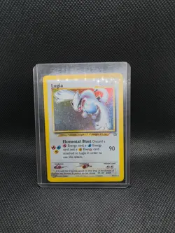 Pokemon 2000 Lugia 9/111 Neo Genesis Holo Rare Card NEAR MINT - Image 1